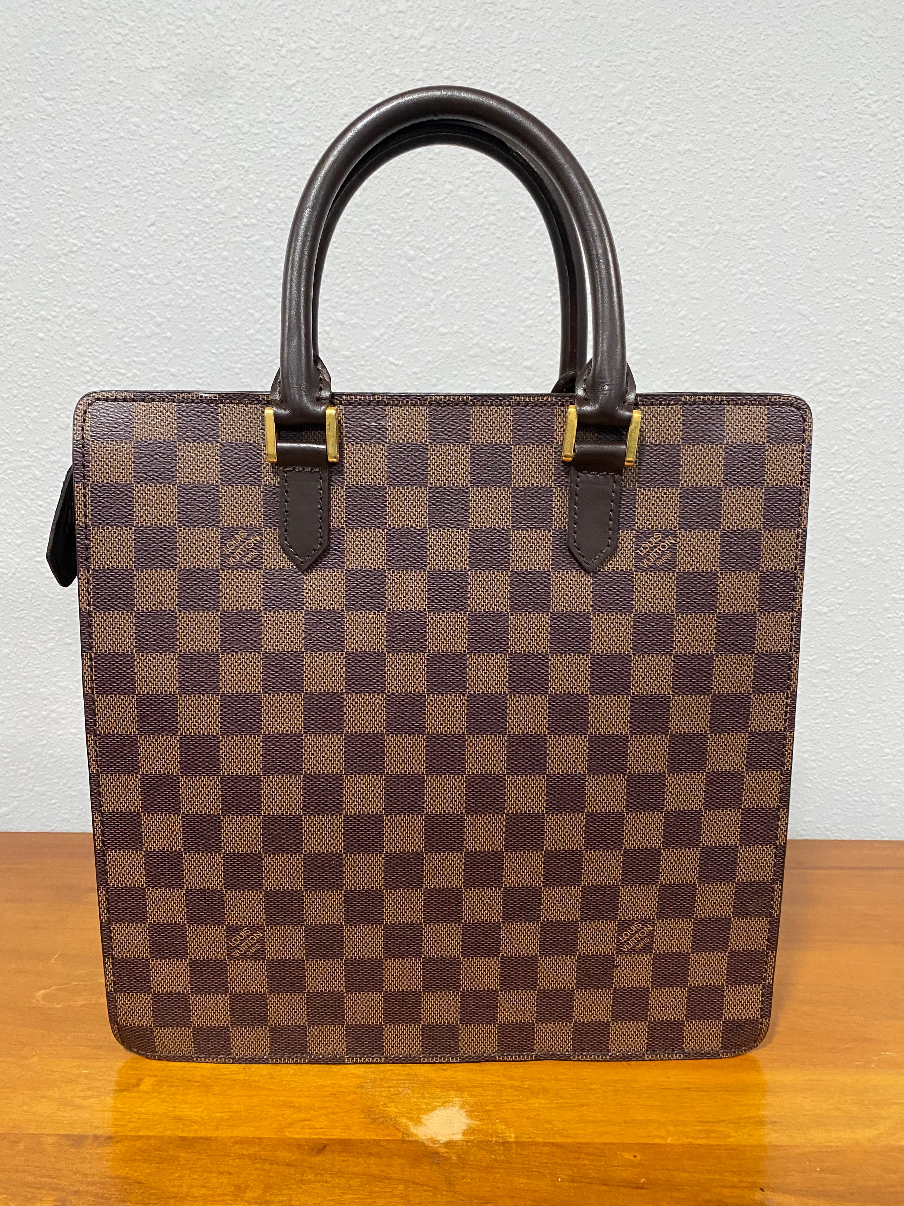 Designer-Style Brown Tote Bag