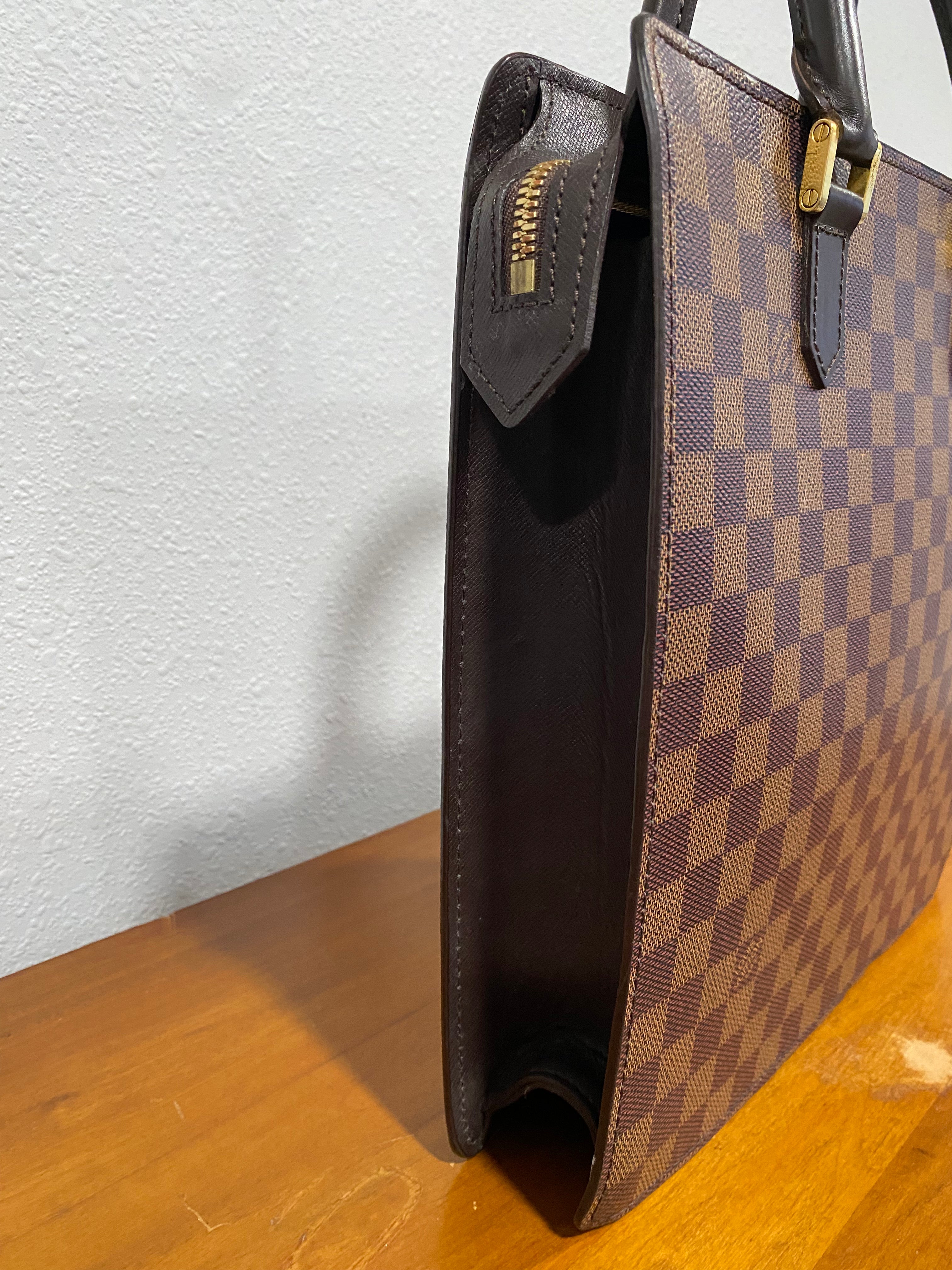 Designer-Style Brown Tote Bag